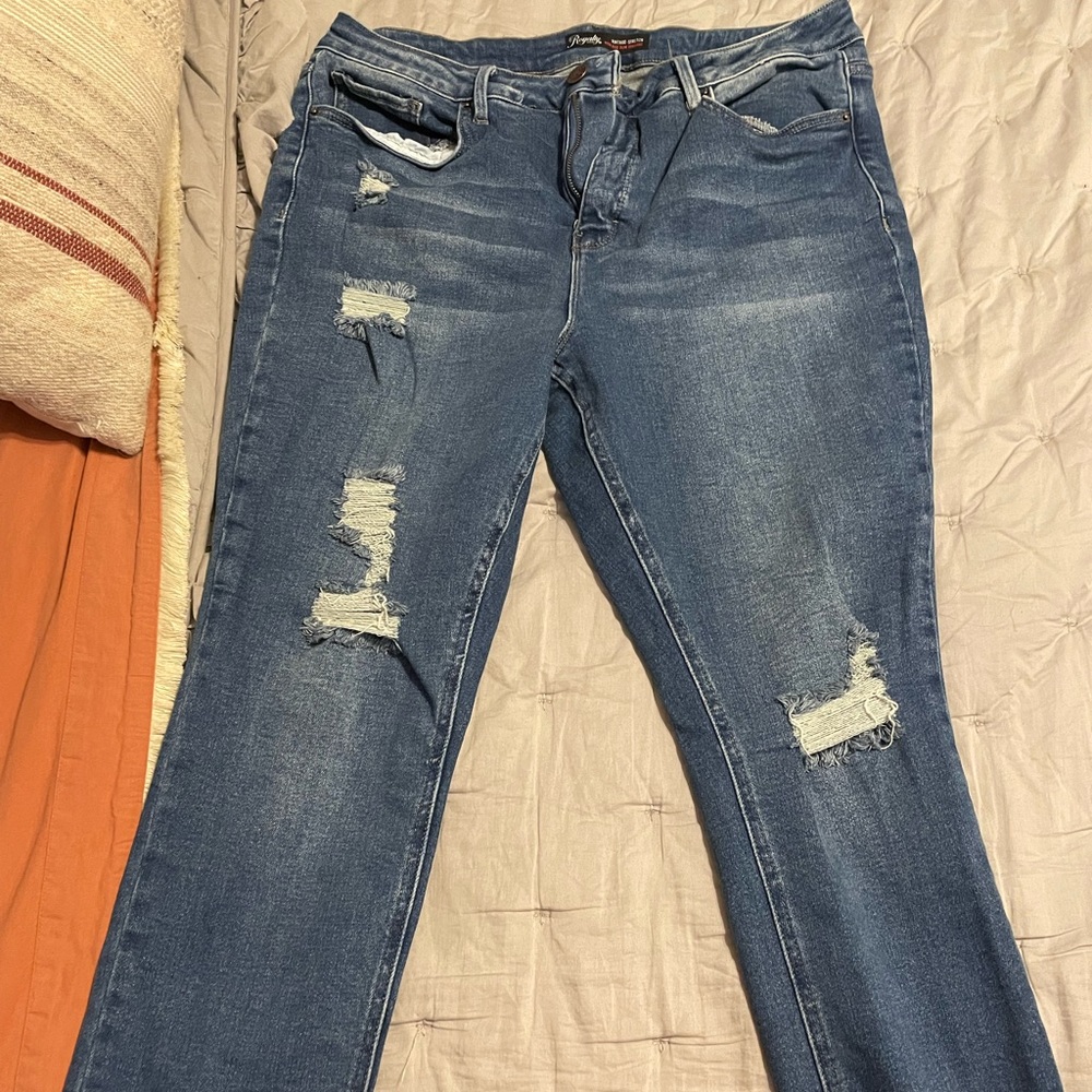 Royalty brand women’s straight leg stretch Jean